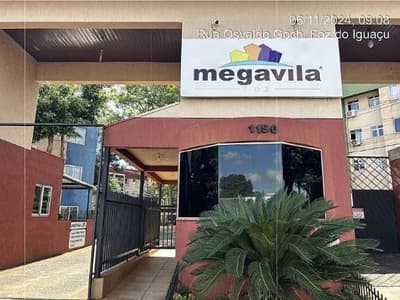 Foto 3 de 5: Apartamento em leilão em Foz Do Iguaçu - PR — Apartamento com área privativa de 56,450m² situado no condomínio Residencial Megavila, Foz do Iguaçu/PR