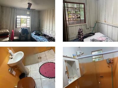 Foto 3 de 3: Terreno em leilão em Presidente Prudente - SP — Imóvel residencial em madeira, A.C. 77,09m² A.T. 225m²