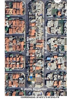 Foto 1 de 5: Terreno em leilão em Mirassol - SP — TERRENO DE 200m² NA RUA LINO LEVA, MIRASSOL-SP MATRICULA Nº 25.008