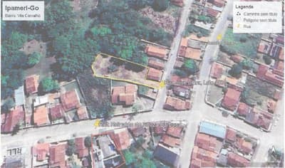 Foto 2 de 2: Terreno em leilão em Ipameri - GO — TERRENO, 2.177,06M², VILA CARVALHO EM IPAMERI/GO, SEM BENFEITORIAS