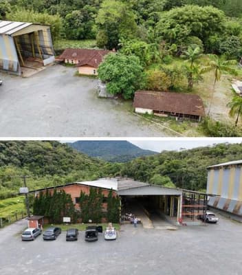 Foto 11 de 122: Terreno em leilão em Schroeder - SC — Terreno situado à Estrada Schroeder I, área de 94.840m², Schoeder/SC