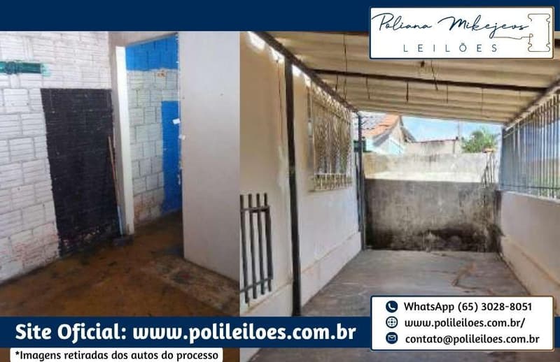 Foto 10 de 10: Terreno em leilão em Alto Garças - MT — Imóvel Residencial, AT 420m², com 02 edificações averbadas na matrícula de 18m² e 29,35m² cada uma, em Alto Garças/MT