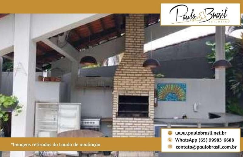 Foto 8 de 49: Casa em leilão em Cuiabá - MT, bairro Chácara dos Pinheiros — Imóvel tipo sobrado, em condomínio, Jardim Apoena, AT 498m² e AC 475,99 m², Chácara dos Pinheiros, Cuiabá/MT