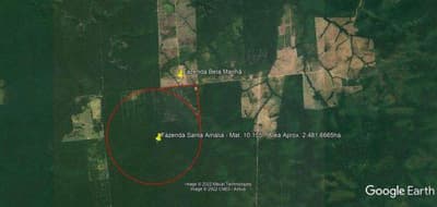 Foto 4 de 4: Area Rural em leilão em Juara - MT — Fazenda 2.481,6665ha | Zona Rural de Juara-MT