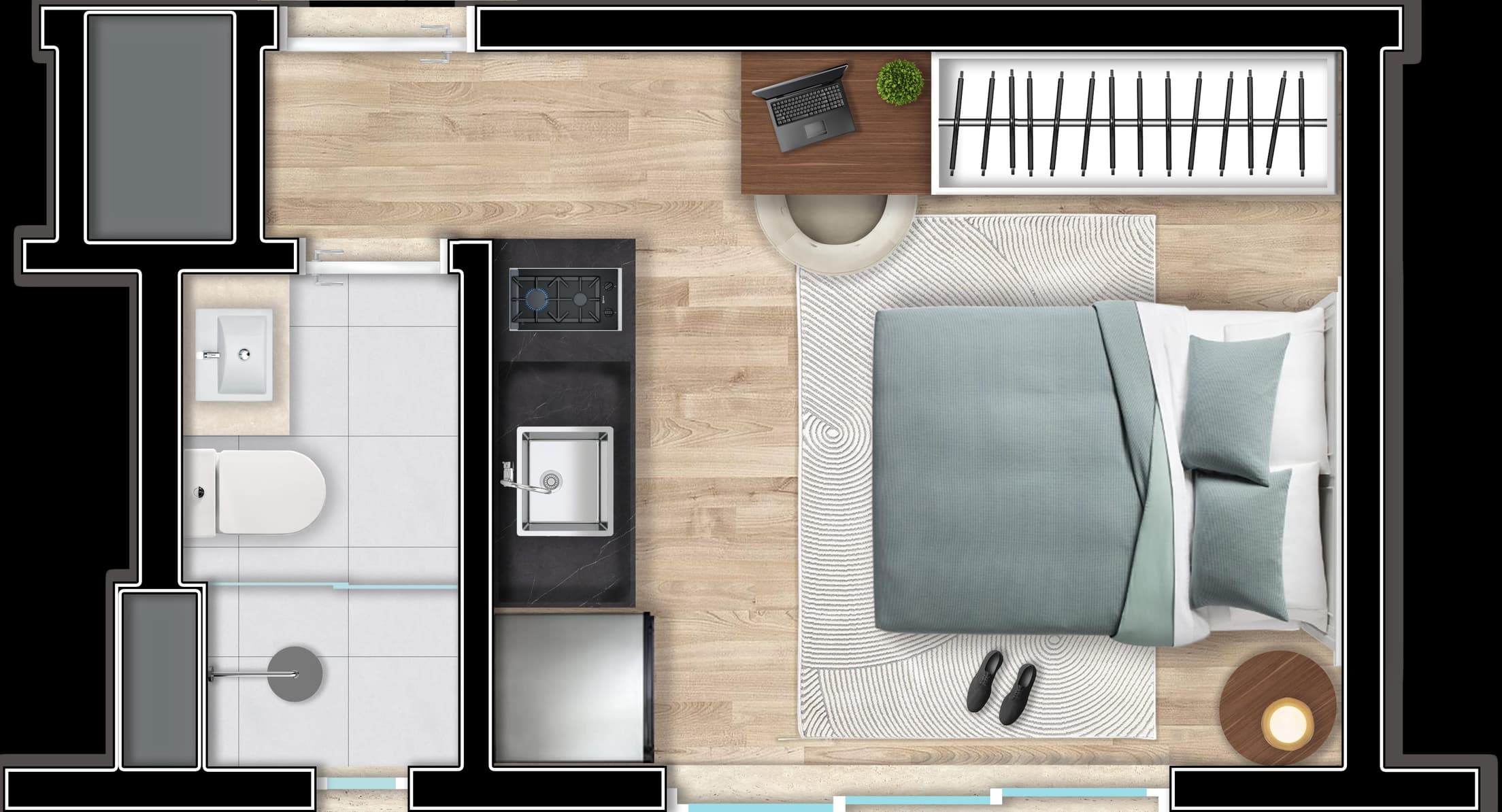Foto 6 de 6: Apartamento em leilão em Curitiba - PR — Benja - Apartamento 606