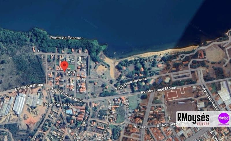 Foto 2 de 2: Terreno em leilão em Panorama - SP, bairro Parque Turístico Paranoa Ii — 50% Casa, A.T. 270m², edícula, piscina, Parque Turístico Paranoa II