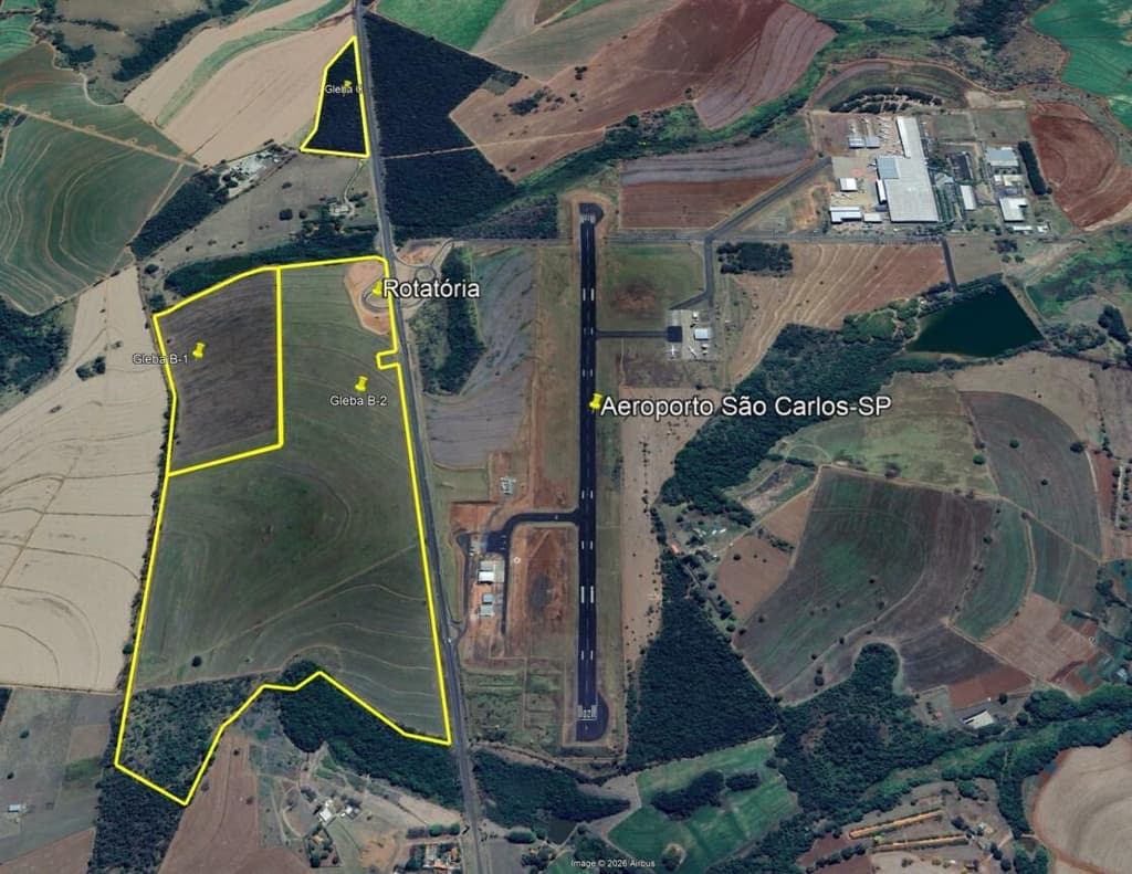 Foto 10 de 10: Area Rural em leilão em São Carlos - SP, bairro Água Vermelha — Mega Área Logística/Industrial 88,64 Hectares | São Carlos/SP | Frente p/ Rodovia SP-318 | Ideal p/ Distrito Tecnológico ou Centro de Distribuição!
