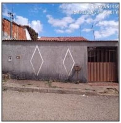 Casa em leilão em Águas Lindas De Goiás - GO, bairro Jardim da Barragem VI — QUADRA 54 N. SN, LT 17A-04 RUA 25- JARDIM DA BARRAGEM VI - Águas Lindas de Goiás - GO , Brasil