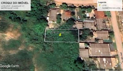 Terreno em leilão em Juara - MT, bairro Centro — TERRENO URBANO | A.T. 525m² - CENTRO | JUARA/MT