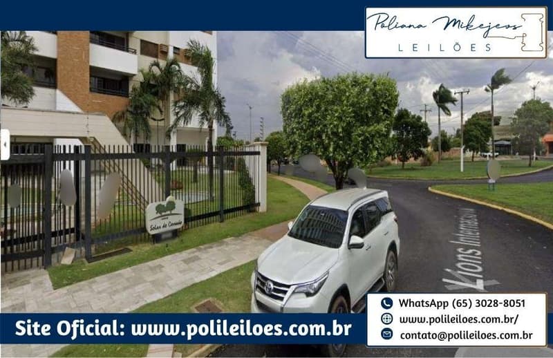 Apartamento em leilão em Rondonópolis - MT — Apartamento residencial, Ed. Solar do Cerrado, duas vagas de garagem, AP 158,155m², em Rondonópolis/MT