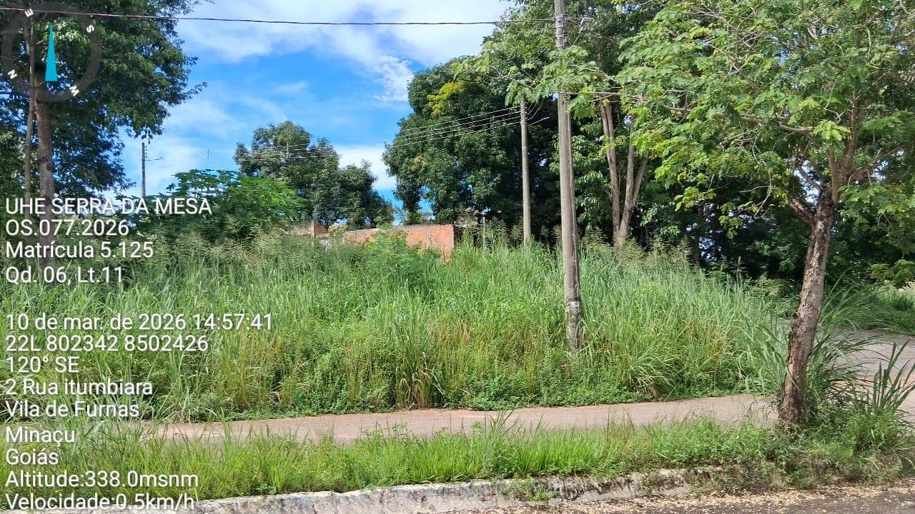 Foto 4 de 8: Terreno em leilão em Minaçu - GO, bairro Vila de Furnas — Terreno Urbano 735m² | Vila de Furnas - Minaçu/GO |Localização Nobre e Infraestrutura Completa: Ideal para Construção e Investimento!