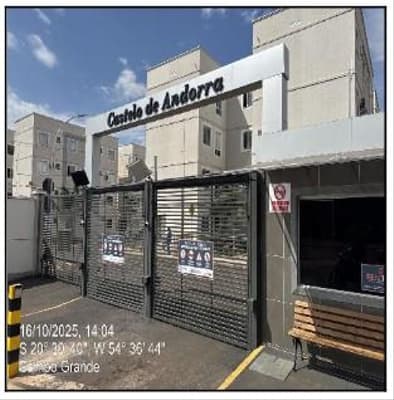 Apartamento em leilão em Campo Grande - MS — Apartamento 39,35m² em CAMPO GRANDE/MS