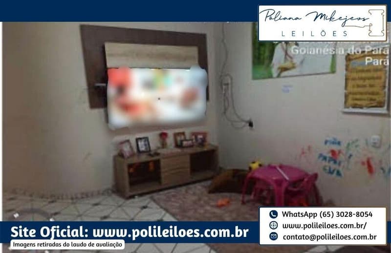 Foto 11 de 19: Imóvel em leilão em Goianésia Do Pará - PA — Imóvel Urbano, Residencial Sol Nascente, AT 300m², AC 209,83m², em Goianésia do Pará/PA