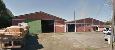 Terreno em leilão em União Da Vitória - PR — Terreno urbano de 1.105,00 m² com parte de barracão em alvenaria de aproximadamente 740,00 m², área industrial, União da Vitória/PR