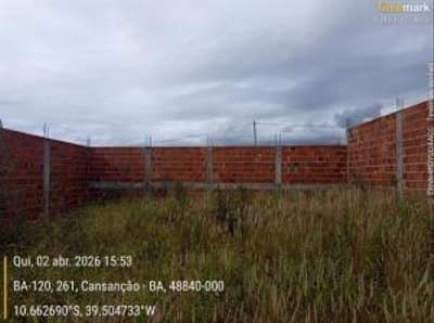 Foto 4 de 4: Terreno em leilão em Cansanção - BA, bairro Arena — IMÓVEL URBANO COM ÁREA TOTAL DE 199,66 m2- Em CANSANÇÃO/BA
