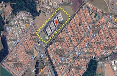 Foto 2 de 2: Apartamento em leilão em São Carlos - SP — Apartamento, A.T. 88m², A.P. 41m², 2 Dorms, Pq. Monte Everest (Direitos)