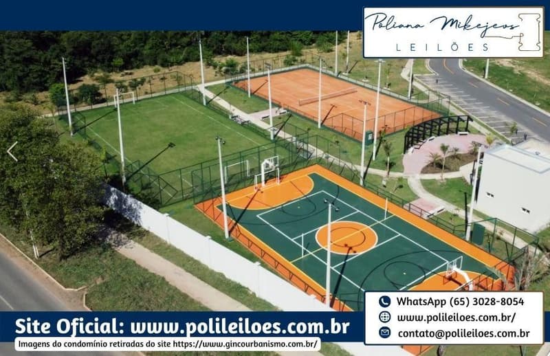 Foto 3 de 6: Casa em leilão em Cuiabá - MT — Lote nº 12, quadra 02, do Cond. Residencial Florais Esmeralda, AT. 200m², em Cuiabá/MT