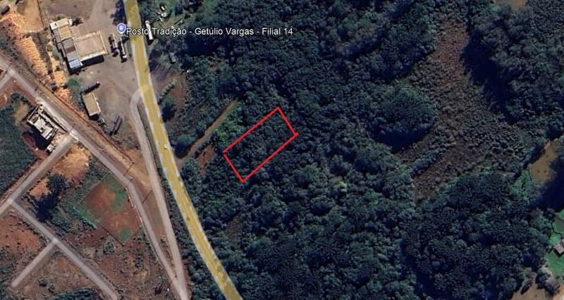 Foto 1 de 3: Terreno em leilão em Getúlio Vargas - RS — TERRENO EM GETÚLIO VARGAS/RS