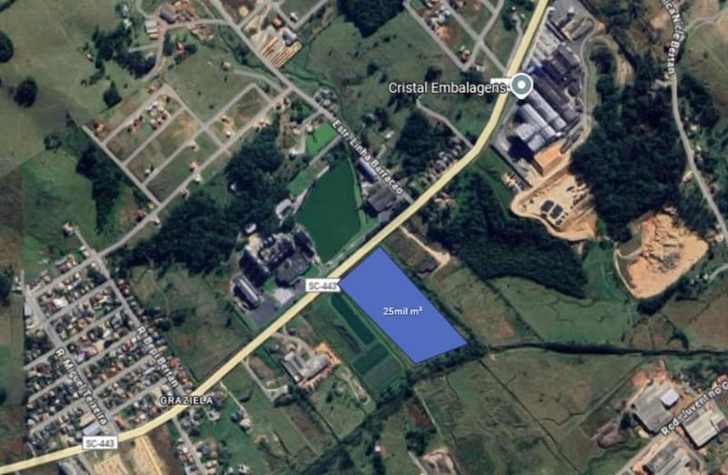 Foto 2 de 2: Terreno em leilão em Morro Da Fumaça - SC — Terreno 25.000m², DESOCUPADO, Graziela, Morro da Fumaça/SC