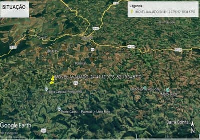 Foto 4 de 4: Area Rural em leilão em Pitanga - PR — IMÓVEL RURAL COM ÁREA TOTAL DE 80.670 m2- Em PITANGA/PR