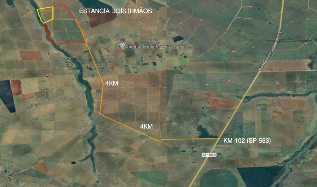 Foto 2 de 10: Area Rural em leilão em Dracena - SP — 10 alqueires de Imóvel Rural com 158,0309 ha