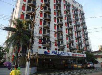 Foto 1 de 15: Apartamento em leilão em São Vicente - SP — Apartamento, A.T. 64m², Ed. Palladium, Centro