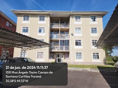 Apartamento em leilão em Curitiba - PR — Apartamento de 41.24m2, com 2 quartos, em CURITIBA/PR.