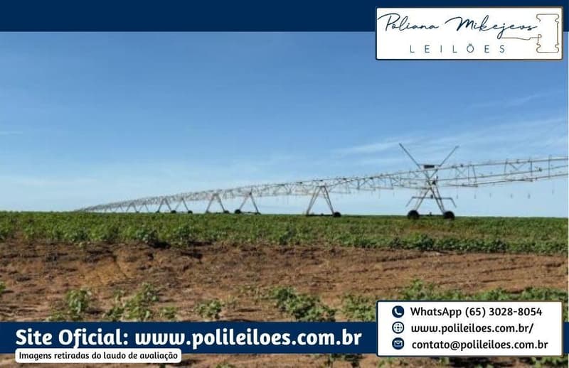 Area Rural em leilão em Sorriso - MT — Área Rural, Fração Ideal 157,7447ha, AT. 315,489ha, denominado Dal, Bosco Fazenda Rondinha II, Gleba Rio Verde/Lote Primavera, Sorriso/MT