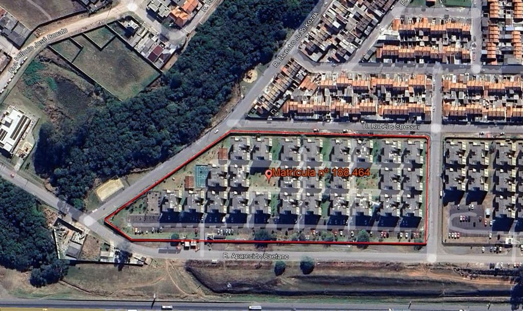 Foto 3 de 3: Apartamento em leilão em Curitiba - PR — DIREITOS sobre o IMÓVEL: APARTAMENTO n° 31 do CONJUNTO RESIDENCIAL PARQUE IGUAÇU I, situado à Rua Alexandro Glenski Bairro Ganchinho, Curitiba