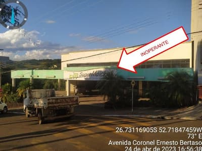 Foto 11 de 25: Terreno em leilão em Quilombo - SC — Um imóvel com uma área de 1.250,50 m², EDIFICAÇÃO EM ALVENARIA E ESTRUTURA METÁLICA