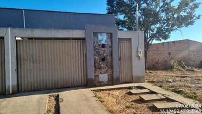 Casa em leilão em Luziânia - GO — Casa de 69.3m2, com 2 quartos, em LUZIANIA/GO.