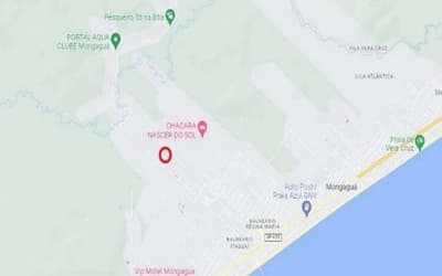 Foto 3 de 10: Terreno em leilão em Mongaguá - SP — 2 terrenos, A.T. 33.720m², Balneário Itaguaí