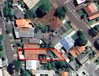Foto 1 de 5: Terreno em leilão em Toledo - PR, bairro Vila Industrial — IMÓVEL URBANO COM ÁREA TOTAL DE 528,85m2, EM TOLEDO/PR