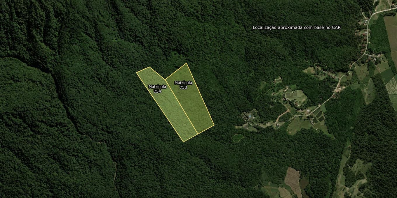 Foto 3 de 3: Area Rural em leilão em Garuva - SC — Terreno Garuva-SC com 123.300,00 m²