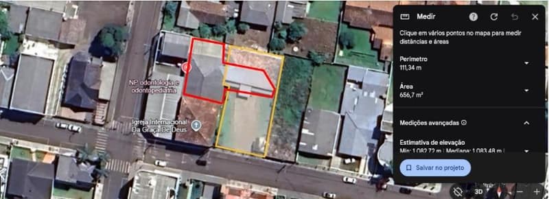 Casa em leilão em Palmas - PR, bairro Centro — IMÓVEL URBANO COM ÁREA TOTAL DE 657,62- Em PALMAS/PR