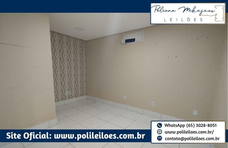 Foto 1 de 11: Comercial em leilão em Cuiabá - MT — Sala comercial em condomínio, nº 11, 47,40m², Centro, Cuiabá/MT