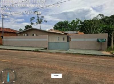 Foto 1 de 3: Casa em leilão em Santo Afonso - MT, bairro Centro — 3 imóveis, comercial, casa e terreno, Centro, Santo Afonso/MT