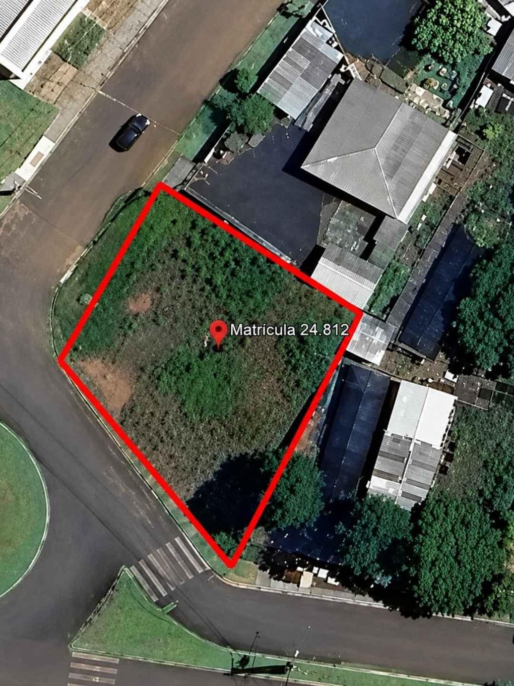 Terreno em leilão em Candói - PR, bairro Santa Clara — LOTE URBANO DE ESQUINA COM 640m² EM REGIÃO NOBRE CANDÓI/PR