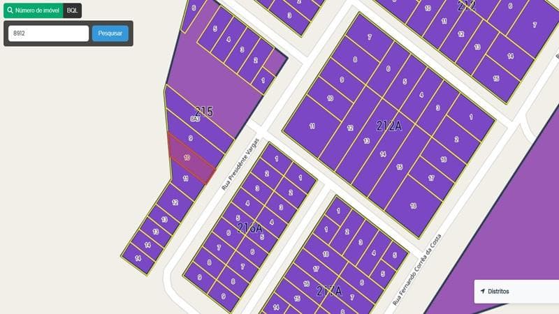 Foto 4 de 4: Terreno em leilão em Rio Brilhante - MS, bairro Progresso — TERRENO URBANO | A.T. 311 M² | SEM BENFEITORIAS - BAIRRO PROGRESSO | RIO BRILHANTE/MS