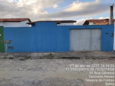Casa em leilão em Teixeira De Freitas - BA — Casa 62,50m² em TEIXEIRA DE FREITAS/BA