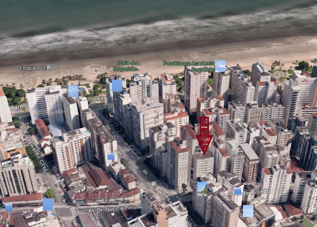Foto 2 de 4: Apartamento em leilão em Santos - SP — Apartamento, A.C. 144 m², 3 dorm