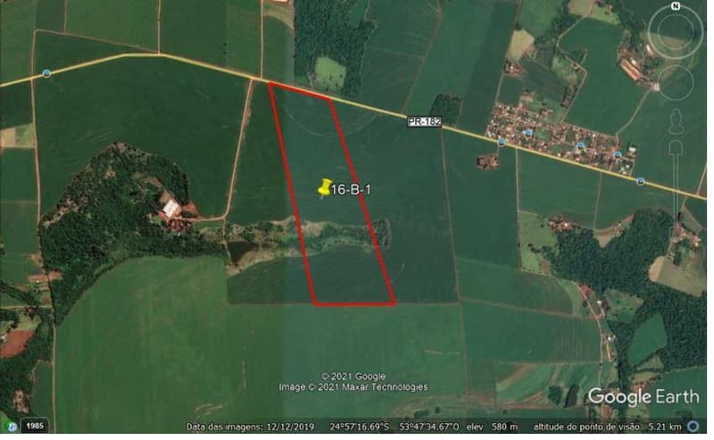 Foto 8 de 12: Area Rural em leilão em São Pedro Do Iguaçu - PR — Fazenda Boa Esperança com área de 117,/8 alqueires Paulisras, situada em São Judas Tadeu, Município de São Pedro do Iguaçu-PR.