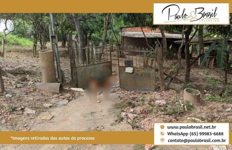 Foto 6 de 6: Imóvel em leilão em Cuiabá - MT — Imóvel Urbano, AT 360,0m², L. 10, Q. 15, do Desmembramento São José, com Pequena Construção em Alvearia não Averbada na Matrícula
