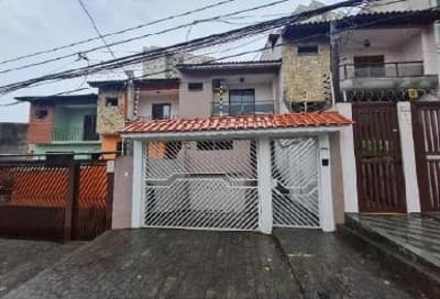Casa em leilão em Santo André - SP, bairro Vila Curuçá — IMÓVEL RESIDENCIAL COM ÁREA TOTAL DE 128,45M² e A. C. 224,00 M² em Santo André/SP