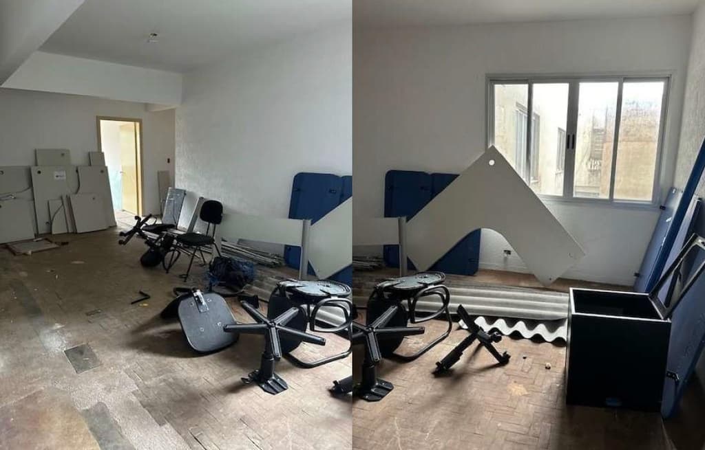 Terreno em leilão em Curitiba - PR — CONJUNTO DE ESCRITÓRIO Nº 412, ÁREA DE 30,20m², EDIFÍCIO JACOB WOISKI, CURITIBA/PR