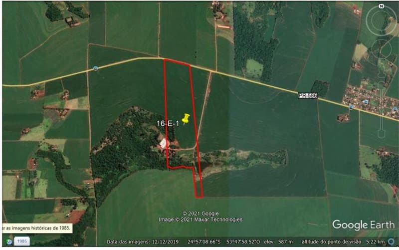Foto 10 de 12: Area Rural em leilão em São Pedro Do Iguaçu - PR — Fazenda Boa Esperança com área de 117,/8 alqueires Paulisras, situada em São Judas Tadeu, Município de São Pedro do Iguaçu-PR.