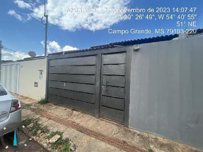 Casa em leilão em Campo Grande - MS — Casa de 50.08m2, com 2 quartos, em CAMPO GRANDE/MS.