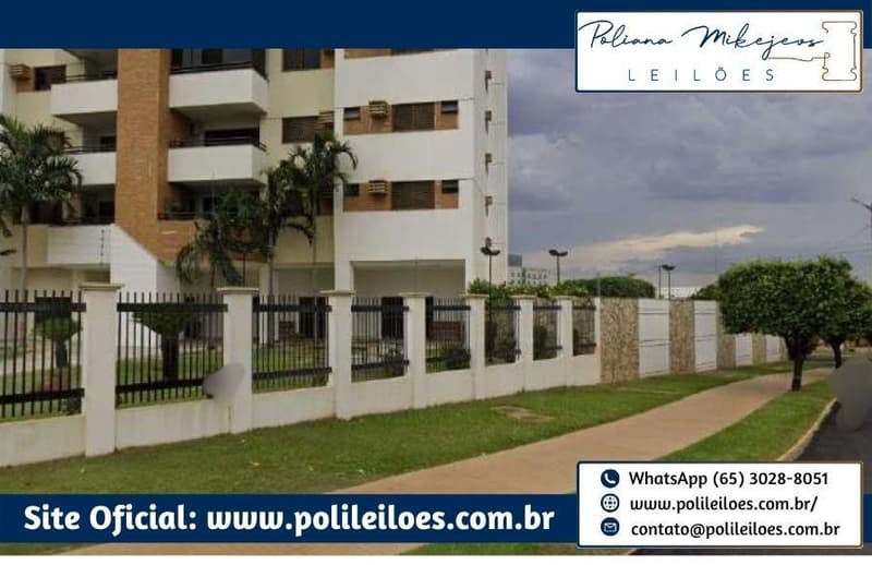 Apartamento em leilão em Rondonópolis - MT — Apartamento Residencial, nº 1802, no Ed. Solar do Cerrado, com 02 vagas de garagem, Rondonópolis/MT