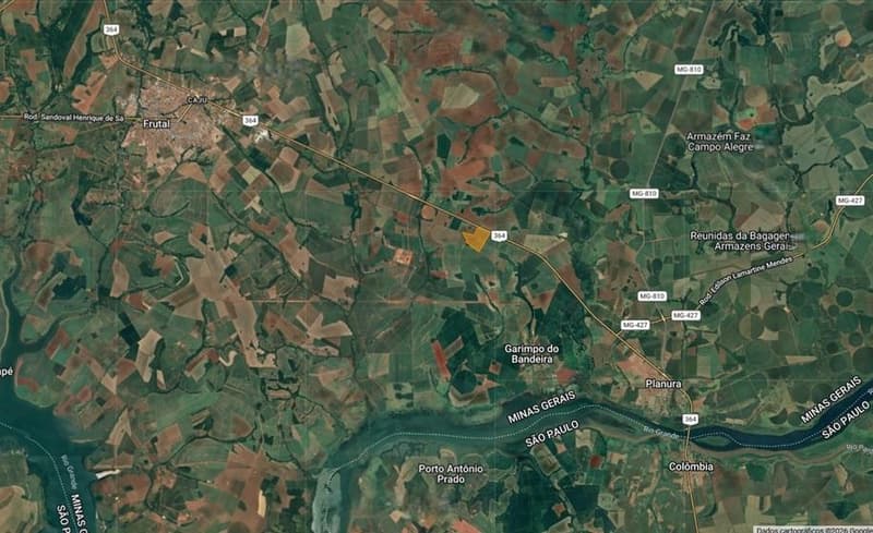 Foto 2 de 2: Area Rural em leilão em Frutal - MG — (25%) Imóvel Rural, Sítio Santa Bárbara (Direitos Hereditários)