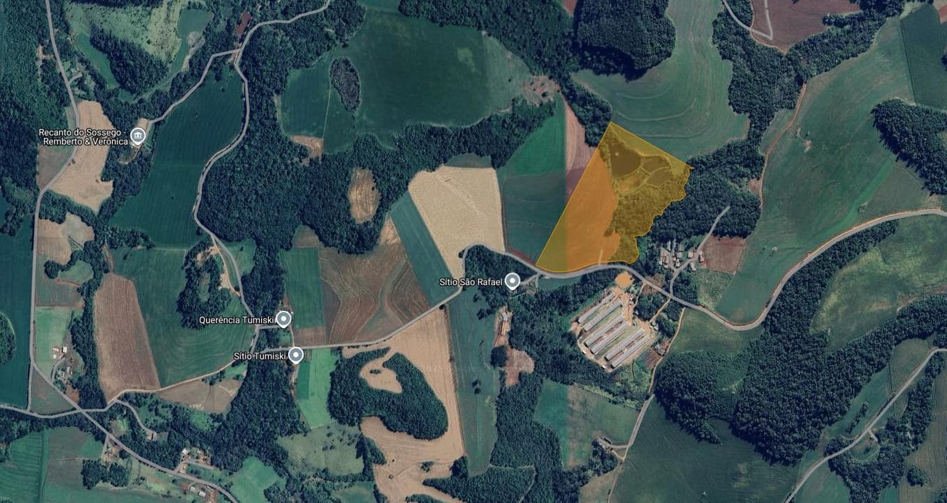 Foto 2 de 2: Area Rural em leilão em Quedas Do Iguaçu - PR — imóvel rural, constituído pelo lote 162-A, do Imóvel Rio das Cobras, com área de 134.024,00m² localizado em Quedas do Iguaçu/PR